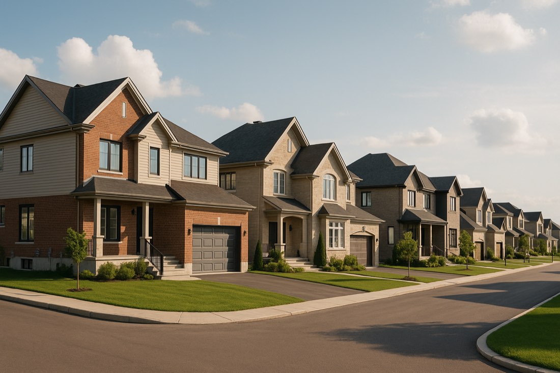 Quartier résidentiel à Brossard