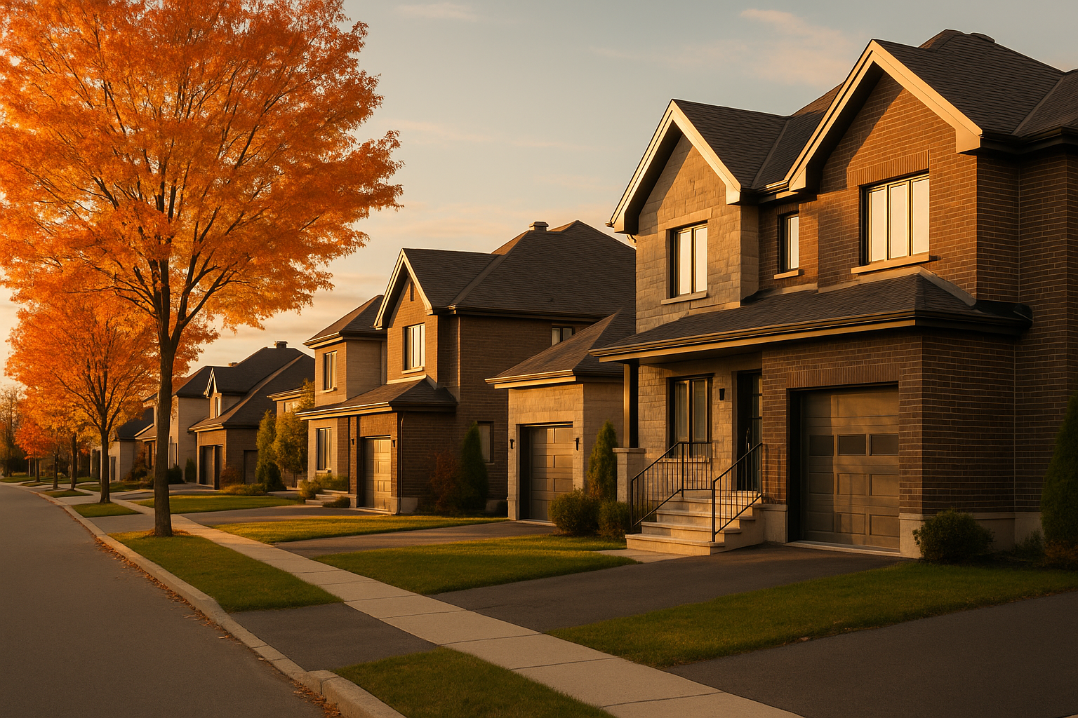 Quartier résidentiel à Laval
