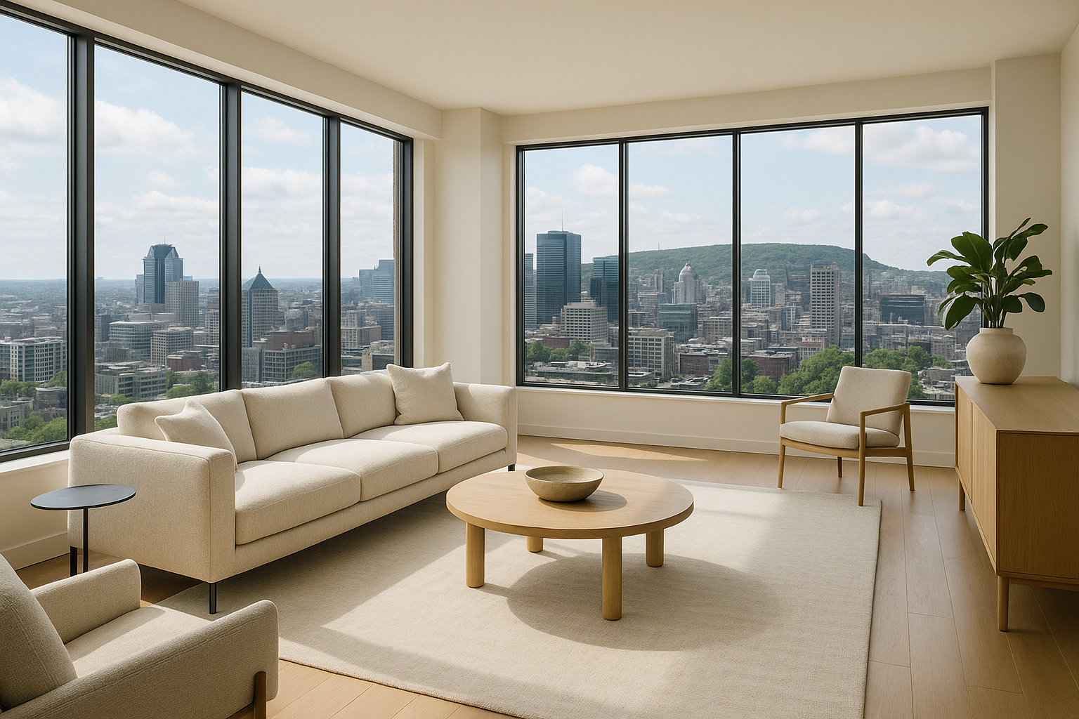 Property interior in Montreal